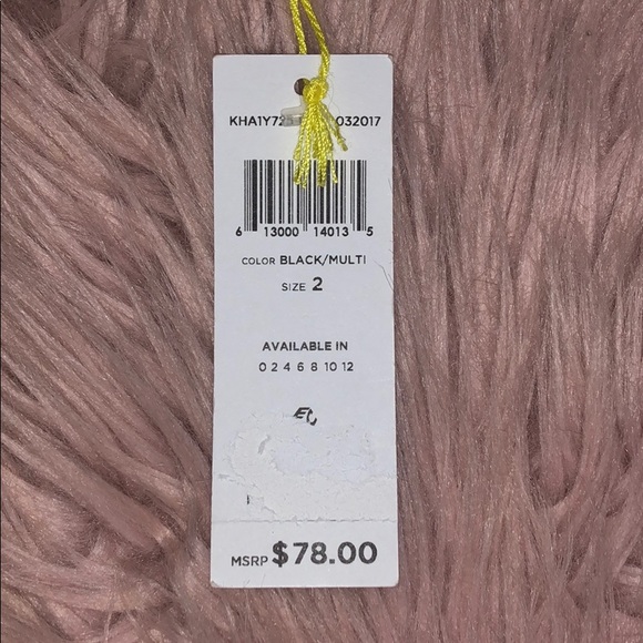 Black Blouse with flowers - Picture 3 of 3